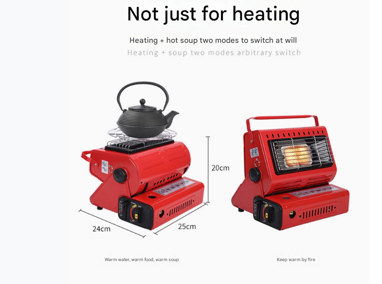 Camping Portable outdoor cassette small gas heater. Excellent winter tent gas heater