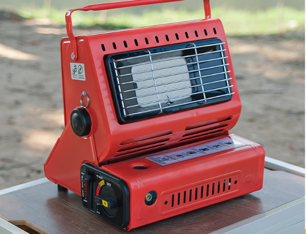 Camping Portable outdoor cassette small gas heater. Excellent winter tent gas heater
