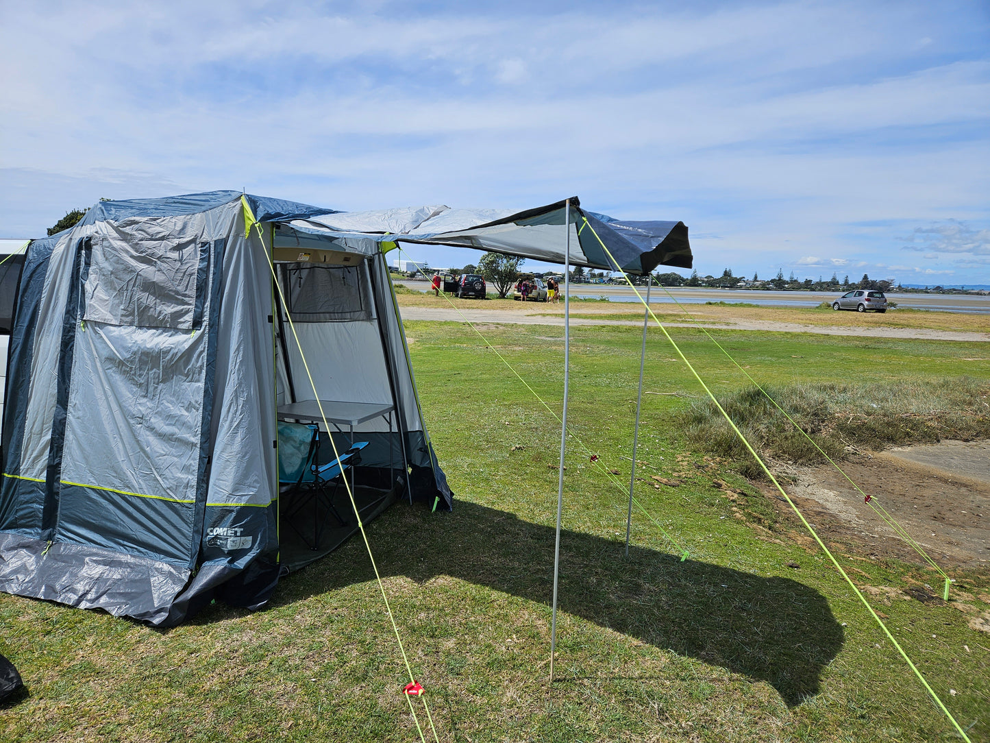 Campervans Tailgate and Awning Tent.