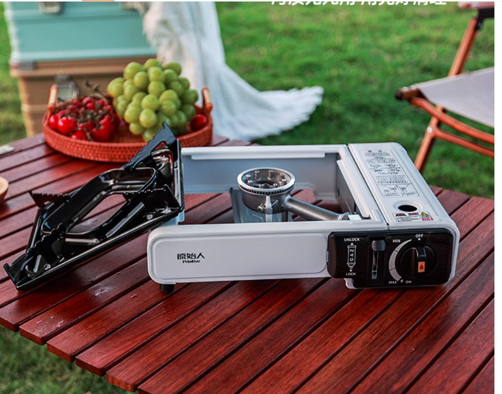 Camping Portable Cassette Gas Cooker and Windshield>Campers>Picnic>outdoor>Family>emergency cooking